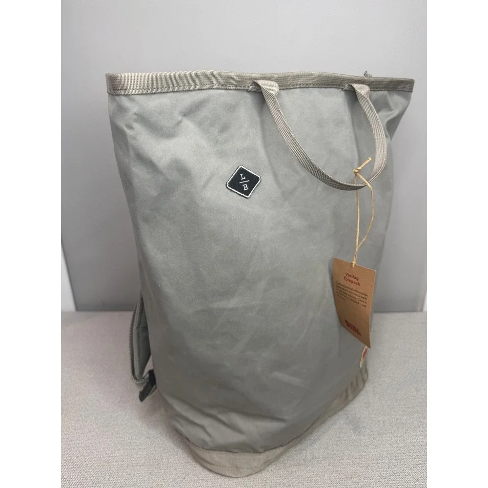 Fjallraven‎ Vardag Totepack Fog Grey Convertible Backpack Tote Bag 27240 NEW